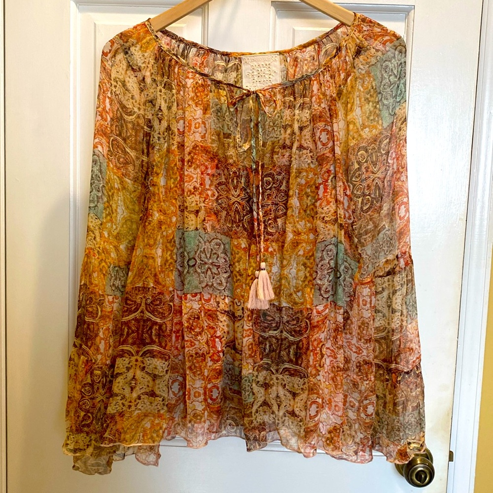 Johnny Was Kanarra Tiered Blouse